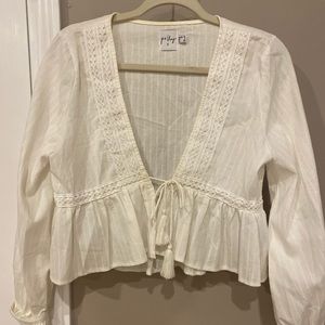 Princess Poly Tie-front Top